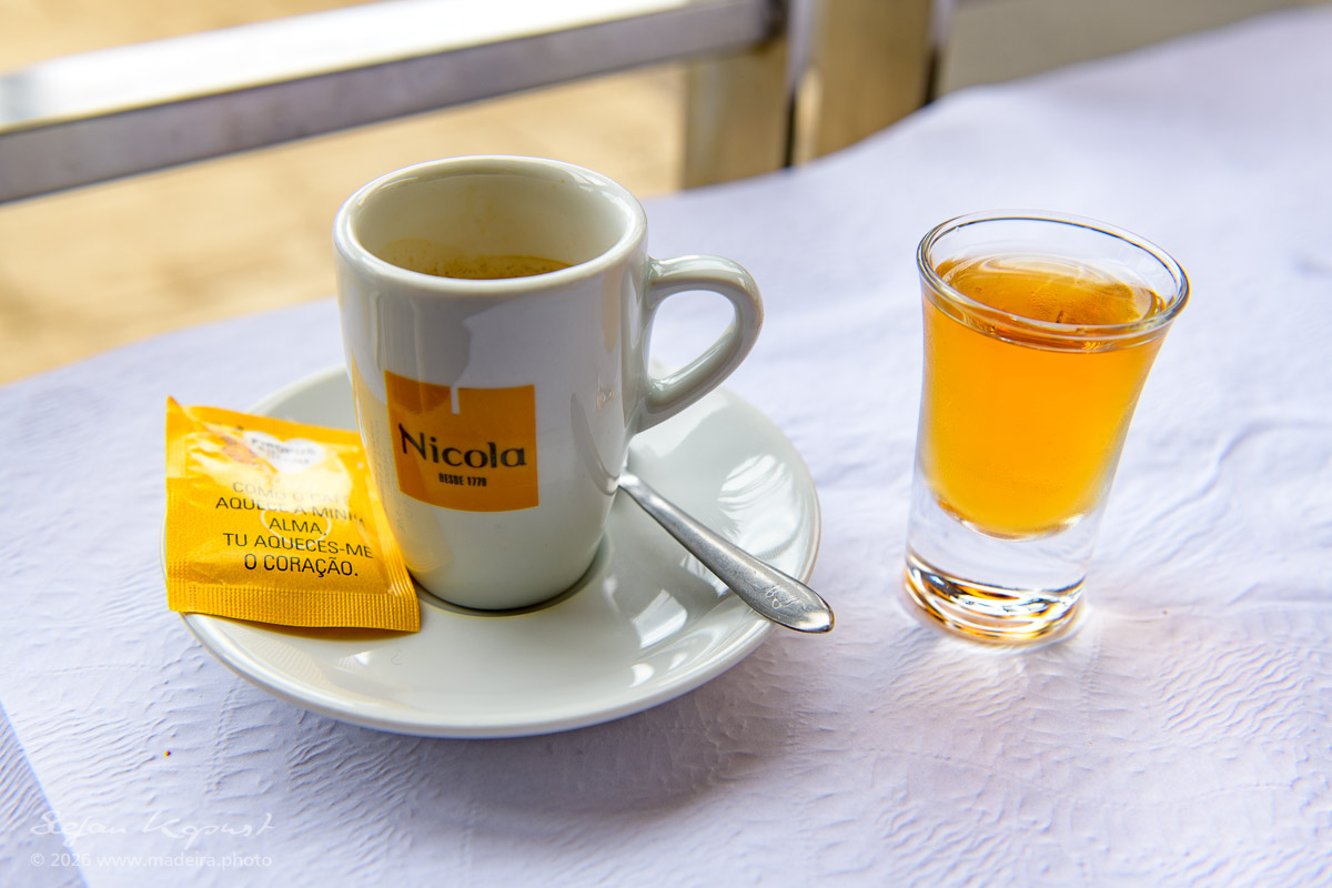Bica Espresso mit Madeira Wein